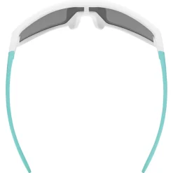 Uvex skyryse jr. Fietsbril kinderen - white-green/mirror silver