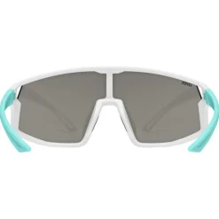 Uvex skyryse jr. Fietsbril kinderen - white-green/mirror silver