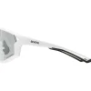 Uvex skyryse V Fietsbril - white matt/litemirror silver