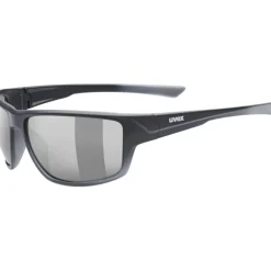 Uvex sportstyle 230 Fietsbril - black matt/litemirror silver