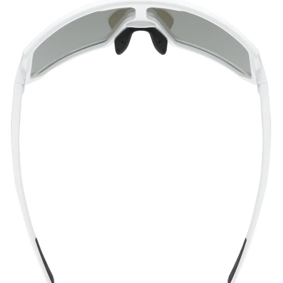 Uvex sportstyle 235 V Bril - white matt/variomatic litemirror blue