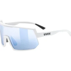 Uvex sportstyle 235 V Bril - white matt/variomatic litemirror blue