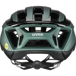 Uvex surge aero MIPS Fietshelm - zwart - saliegroen mat