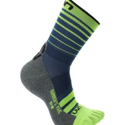 Sokken < UYN Runner's Five Sokken Heren - Blue/Yellow Fluo