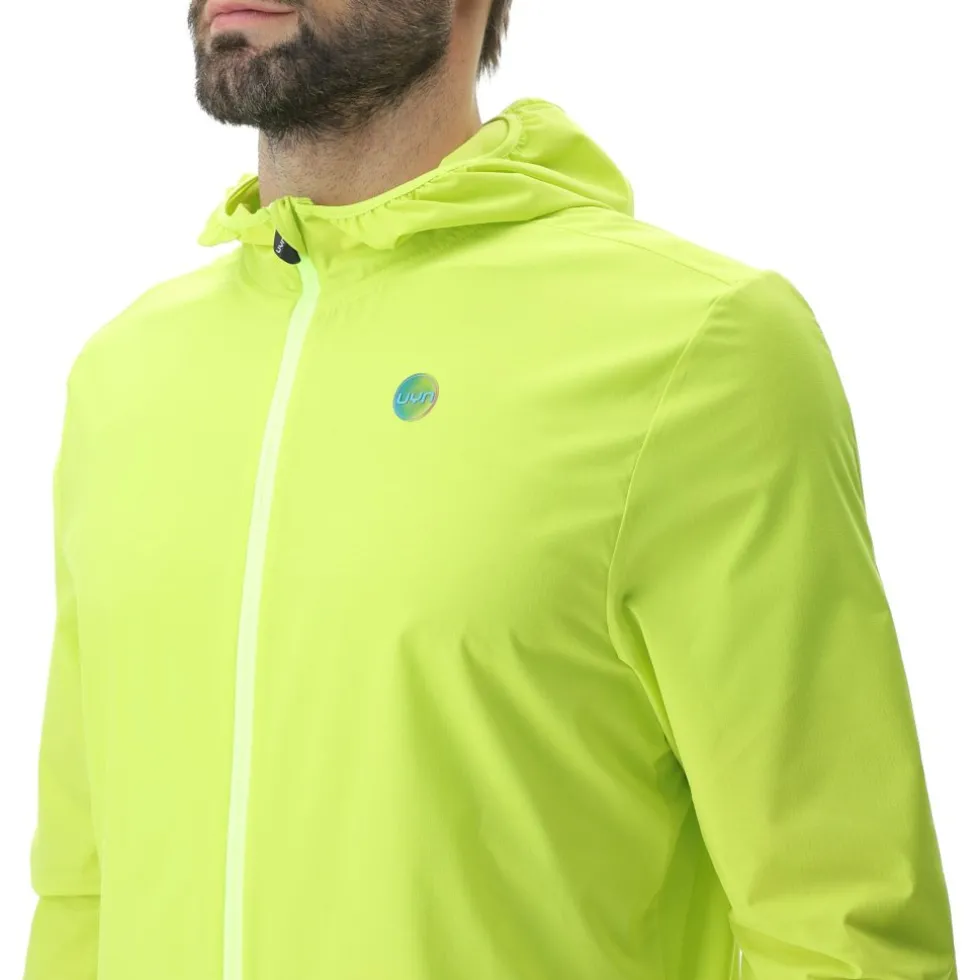 UYN Running Masterwind Jas Heren - Soft Yellow Fluo