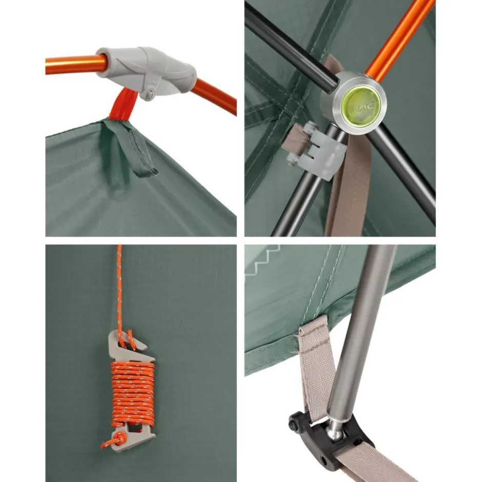 Tenten, Tarps & Hangmatten < Vaude Allround Chapel XT 3P Tent - agave
