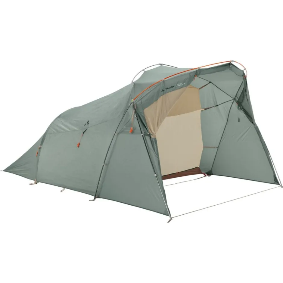 Tenten, Tarps & Hangmatten < Vaude Allround Chapel XT 3P Tent - agave