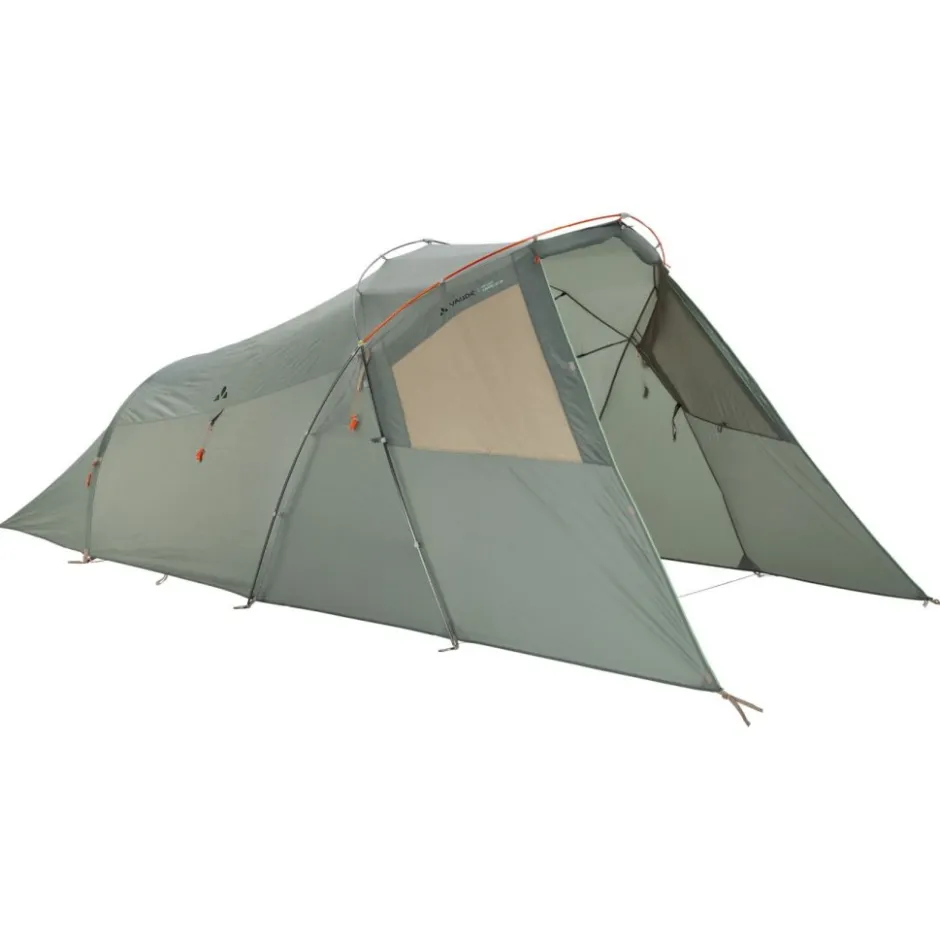 Tenten, Tarps & Hangmatten < Vaude Allround Chapel XT 3P Tent - agave