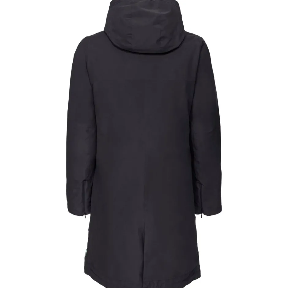 Jacks|Jassen & Vesten < Vaude Annecy III 3 in 1 Mantel Dames - zwart/zwart