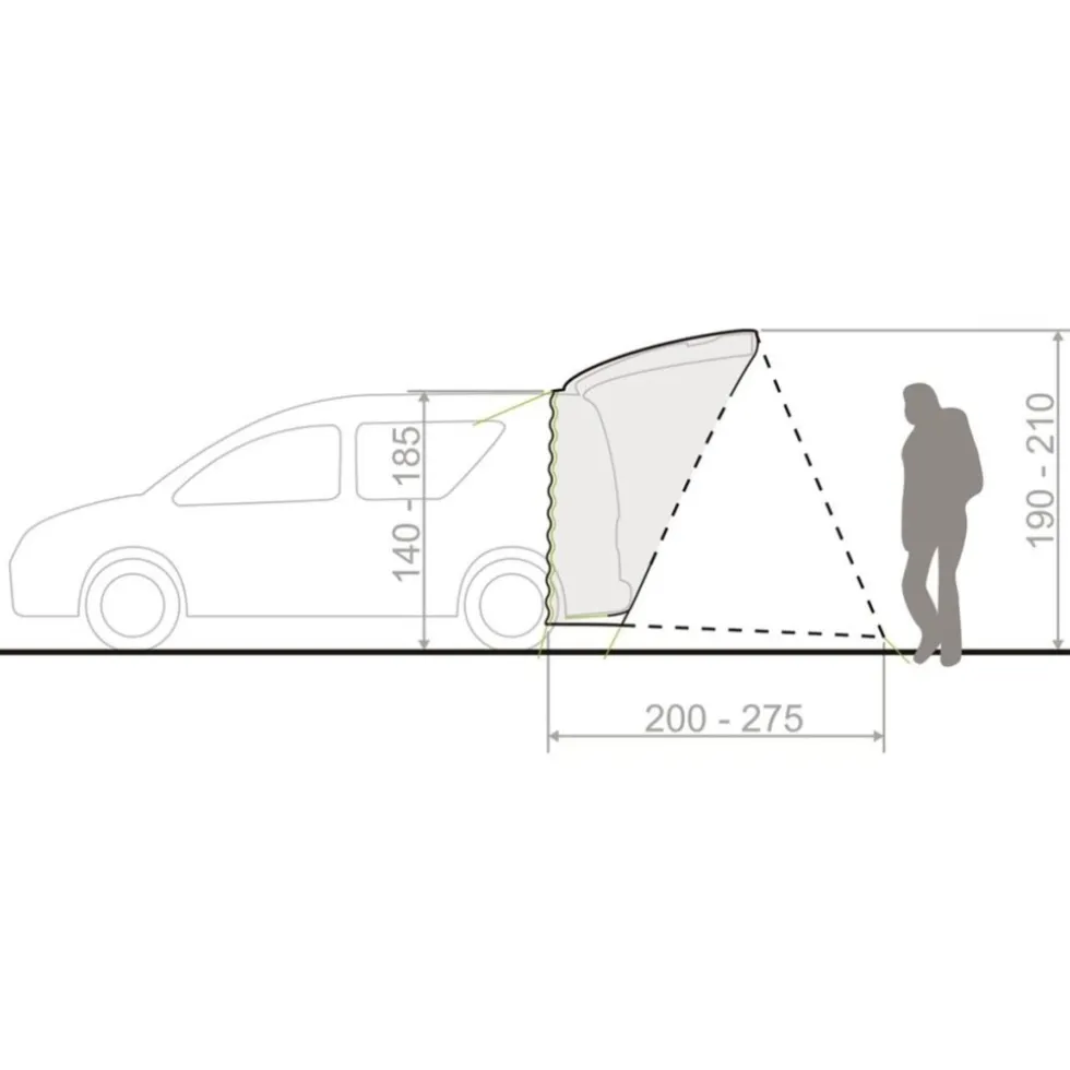 Vaude Drive Trunk Tent - linen