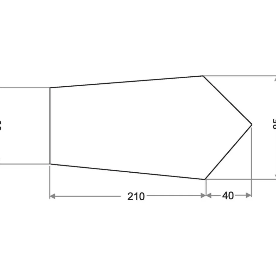 Tenten, Tarps & Hangmatten < Vaude Grondzeil voor de Tent Taurus SUL 1P - bark