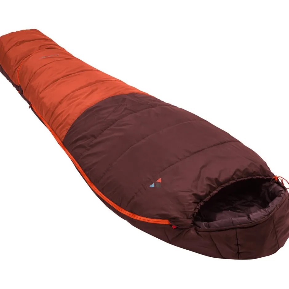 Slaapzakken < Vaude Kobel Adjust 500 II SYN Jongere Slaapzak - Zip left - dark cherry