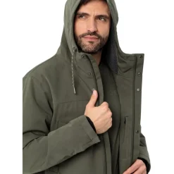 Vaude Manukau II Parka Heren - black/khaki