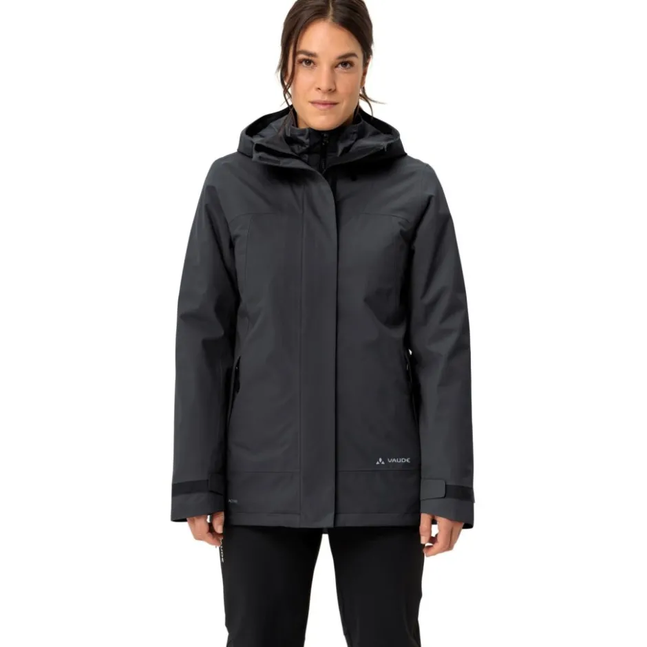 Jacks < Vaude Neyland 3in1 Jas Dames - zwart