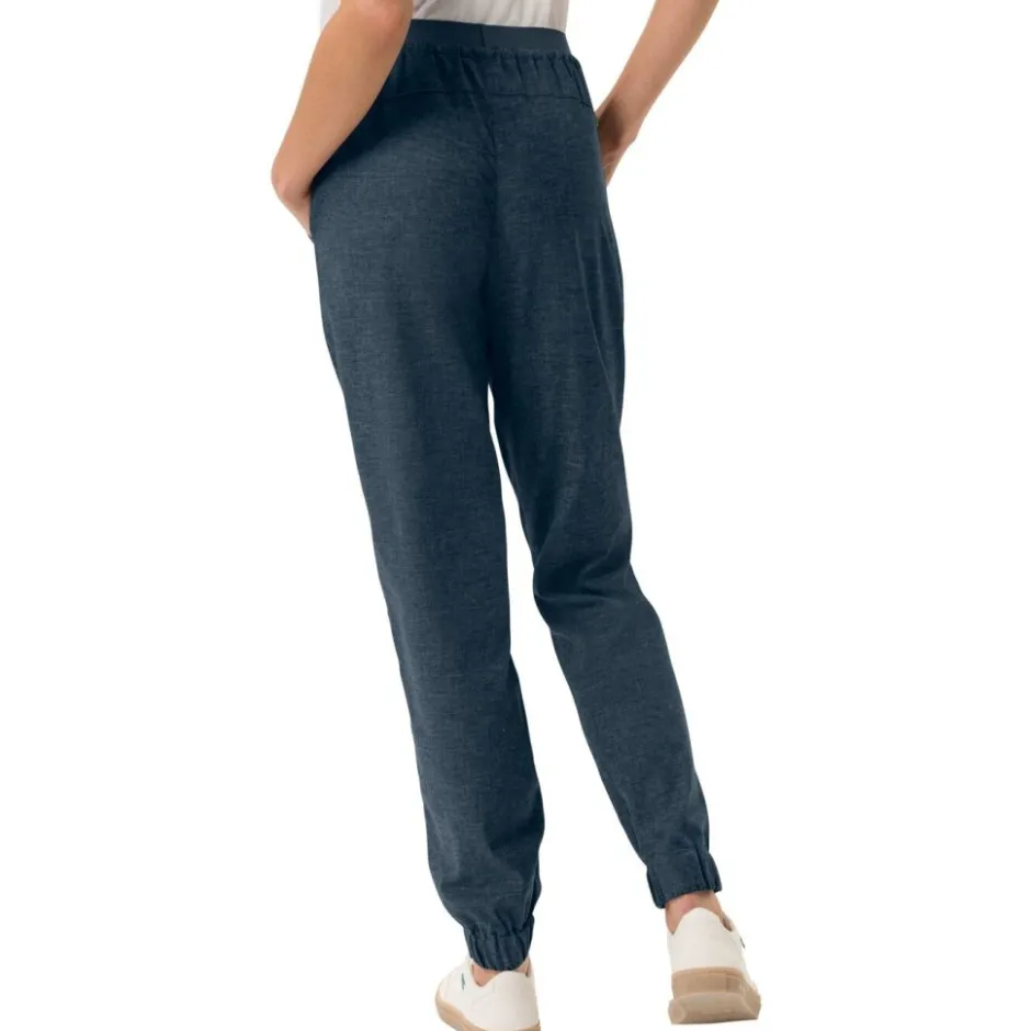 Broeken & Rokken < Vaude Redmont Broek Dames - dark sea