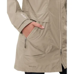 Vaude Skomer II Parka Dames - linen