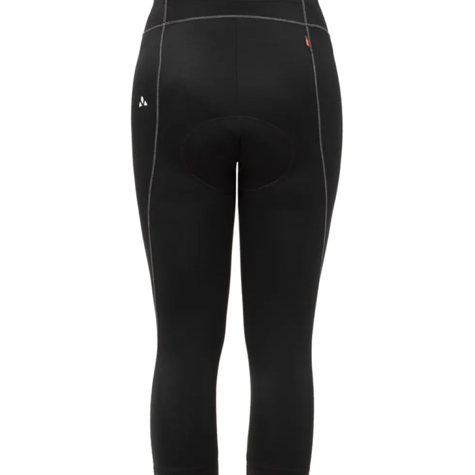 Vaude Active 3/4 Fietsbroek Dames - zwart uni