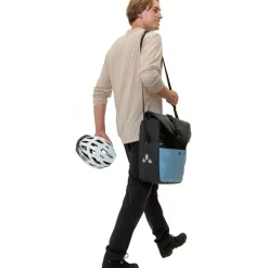 Vaude Aqua Back Color Fietstas (rec) (Paar) - 2x24L - nordic blue/bright green
