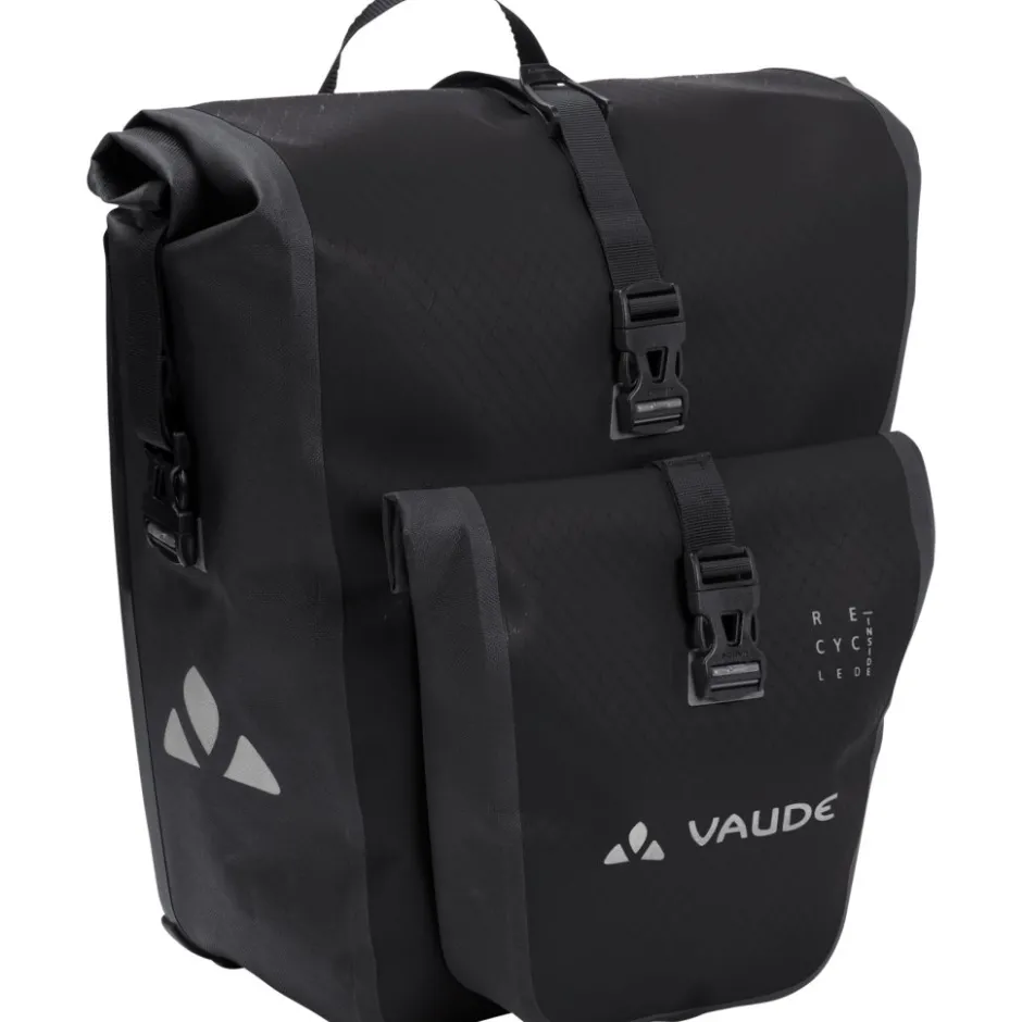 Bagagedragertassen < Vaude Aqua Back Plus Fietstas (rec) (Paar) - 2x25.5L - zwart