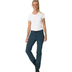 Broeken & Rokken < Vaude Badile II Broek Dames - dark sea uni