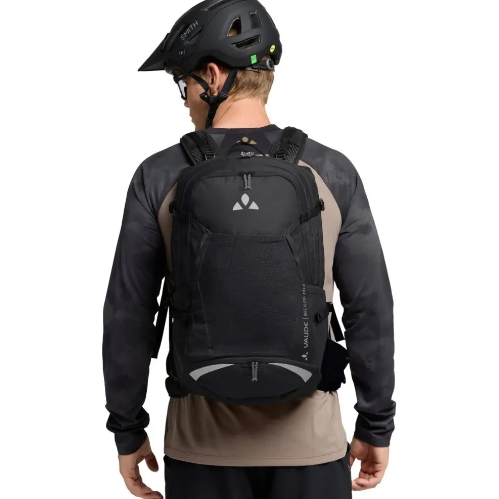 Vaude Bike Alpin 23+5L Rugzak - zwart