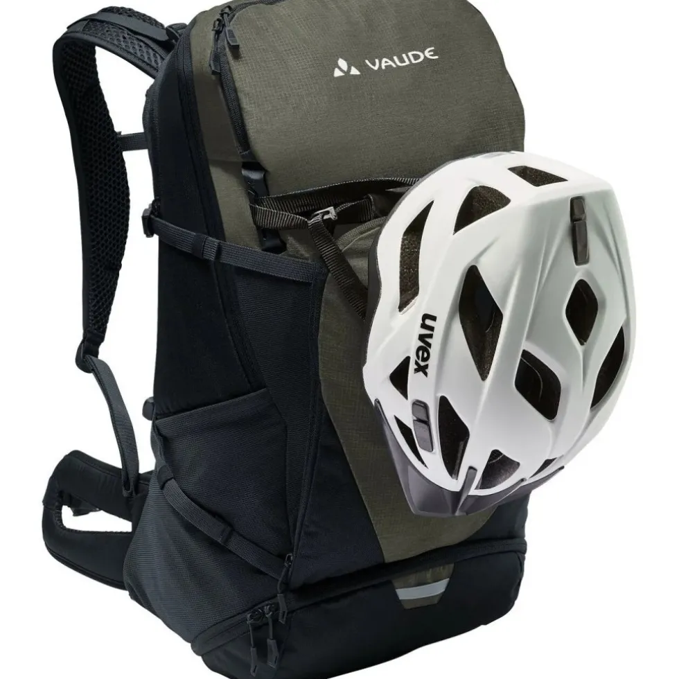 Vaude Bike Alpin Pro 28+L Rugzak - khaki
