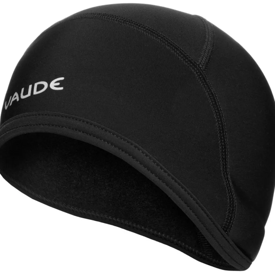 Mutsen En Doeken < Vaude Bike Warm Onderhelm - black/white