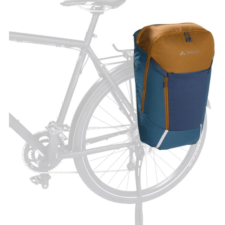 Bagagedragertassen < Vaude Cycle II 20L Rugzak + Fietstas - zwart