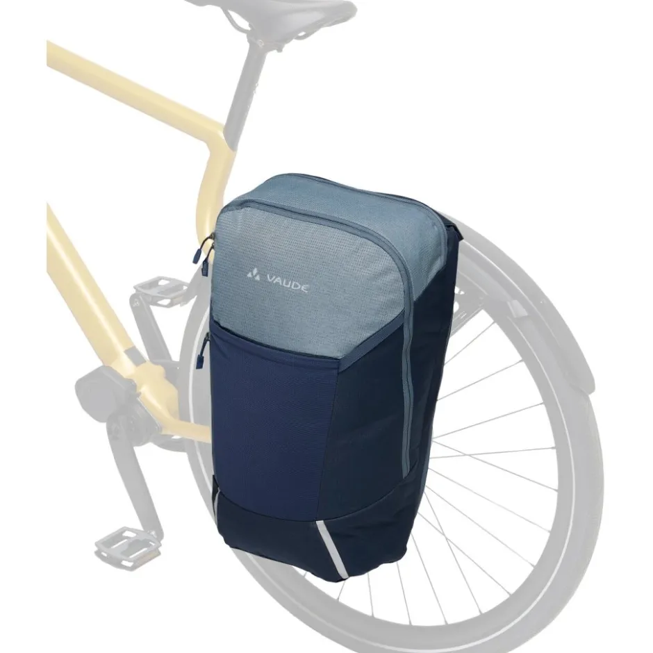 Bagagedragertassen < Vaude Cycle II 20L Rugzak + Fietstas - heron