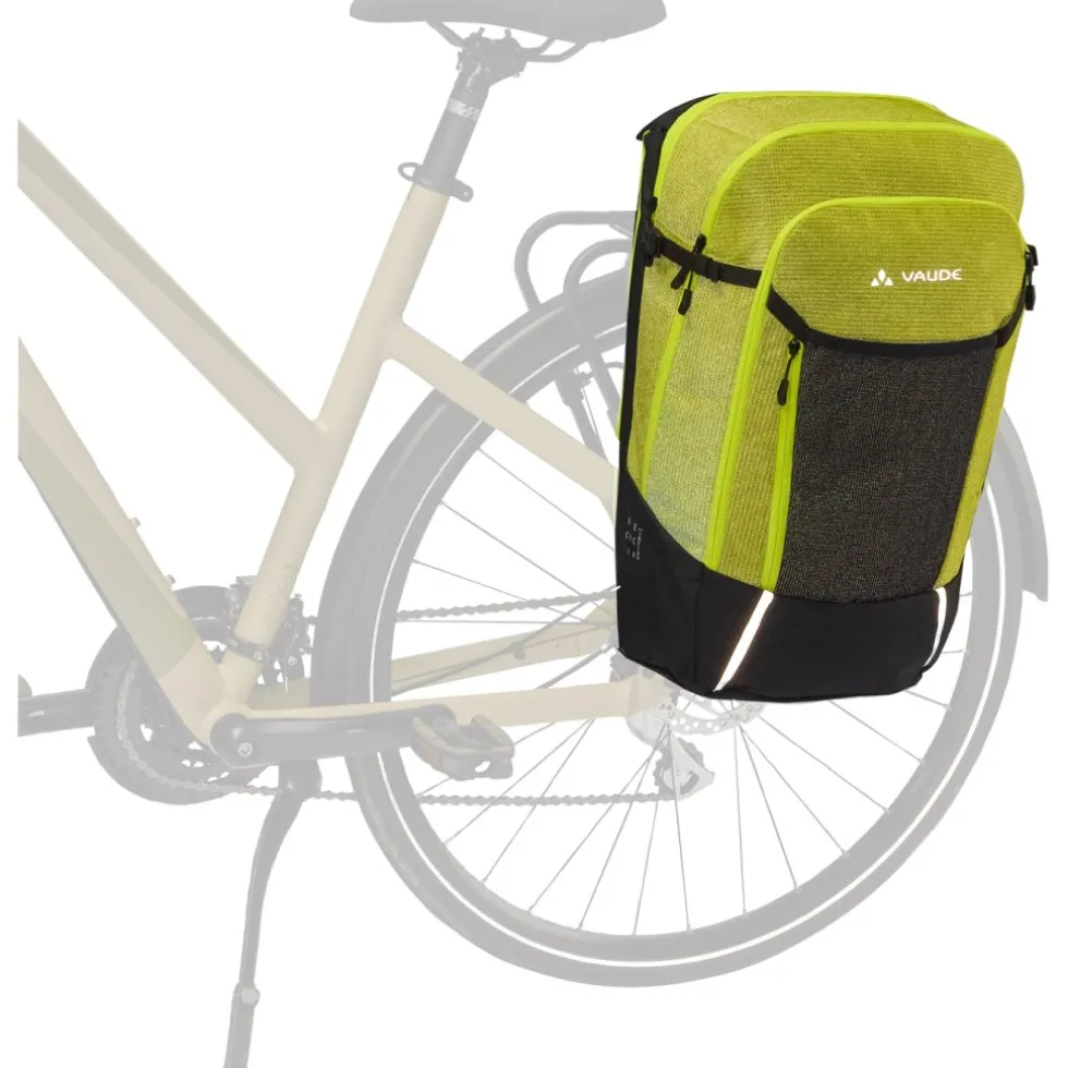 Vaude Cycle II Luminum 28L Rugzak + Fietstas - bright green