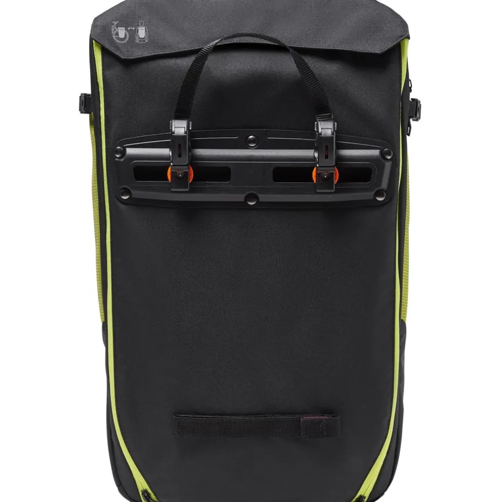 Vaude Cycle II Luminum 28L Rugzak + Fietstas - bright green