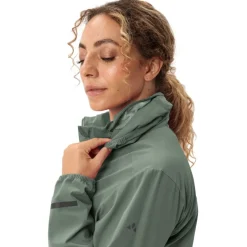 Windjacks < Vaude Cyclist Air Jas Dames - agave
