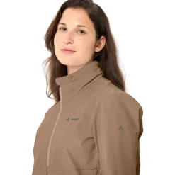 Windjacks < Vaude Cyclist Air Jas Dames - oat
