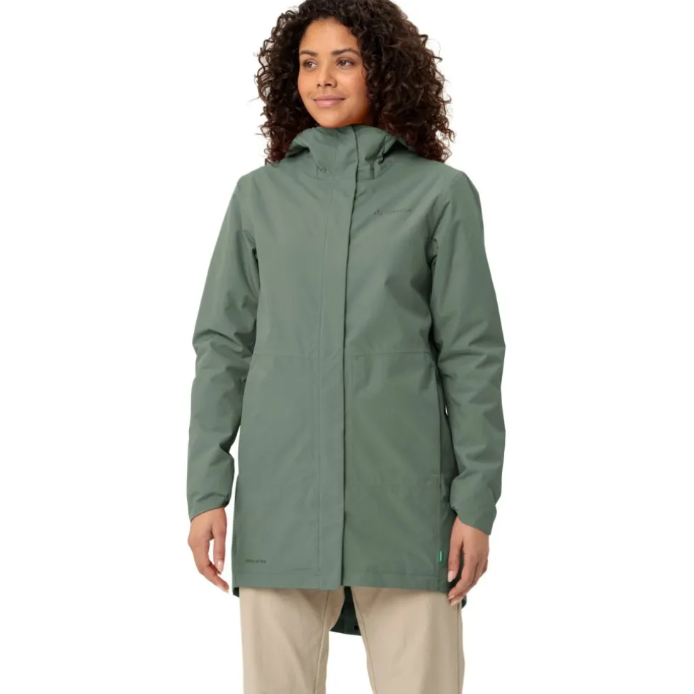 Vaude Cyclist II Parka Gewatteerd Dames - agave