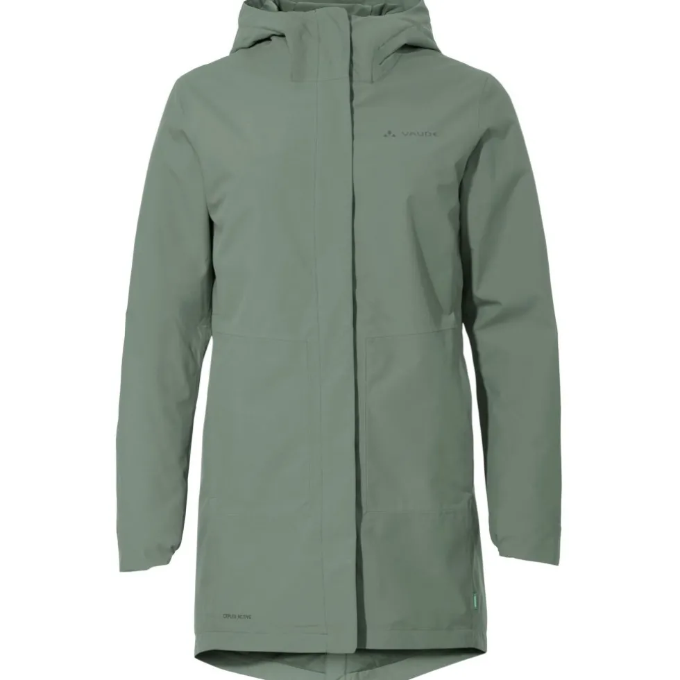 Vaude Cyclist II Parka Gewatteerd Dames - agave