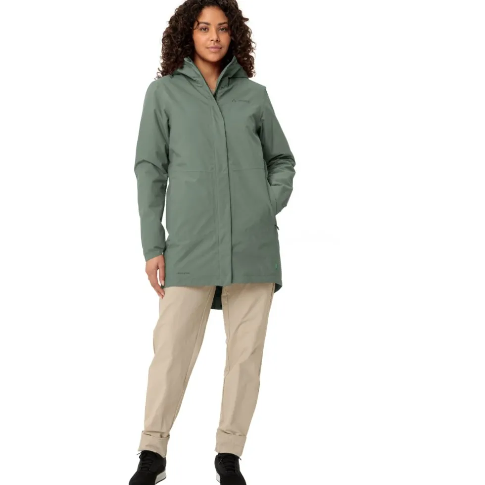 Vaude Cyclist II Parka Gewatteerd Dames - agave