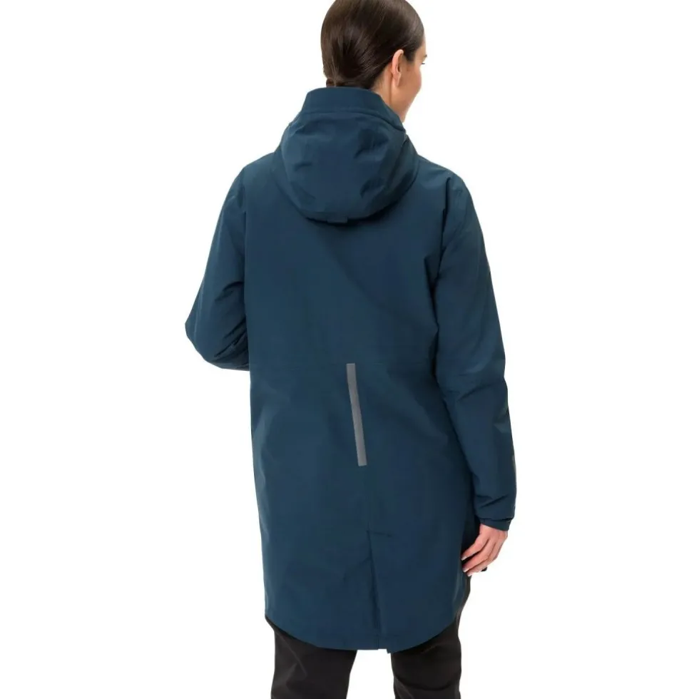 Vaude Cyclist II Parka Gewatteerd Dames - dark sea