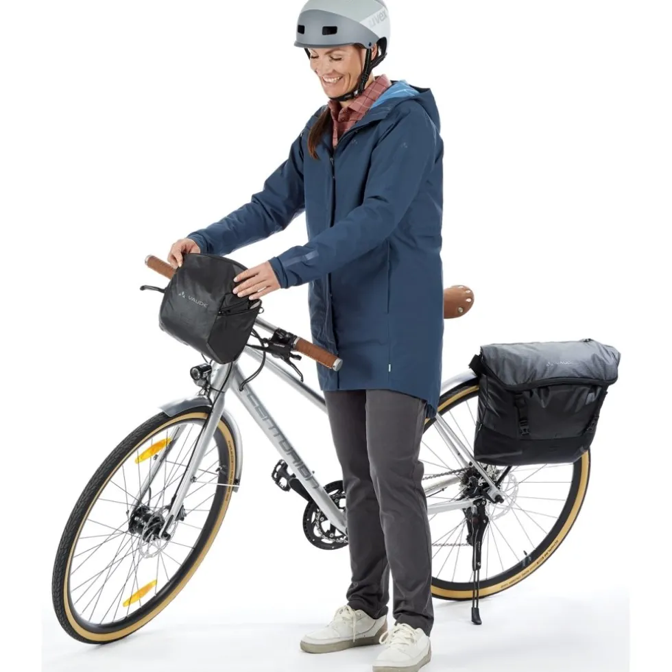 Vaude Cyclist II Parka Gewatteerd Dames - dark sea