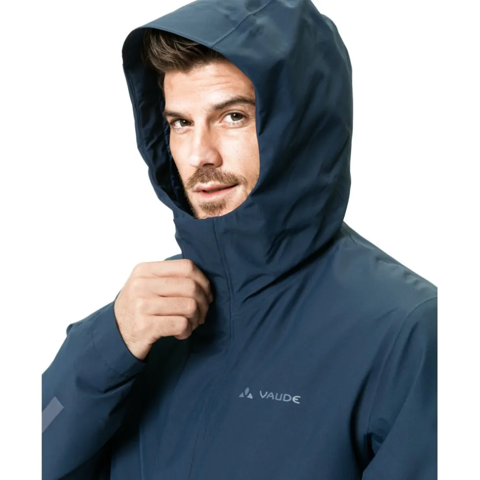 Vaude Cyclist Parka Gewatteerd Heren - dark sea uni
