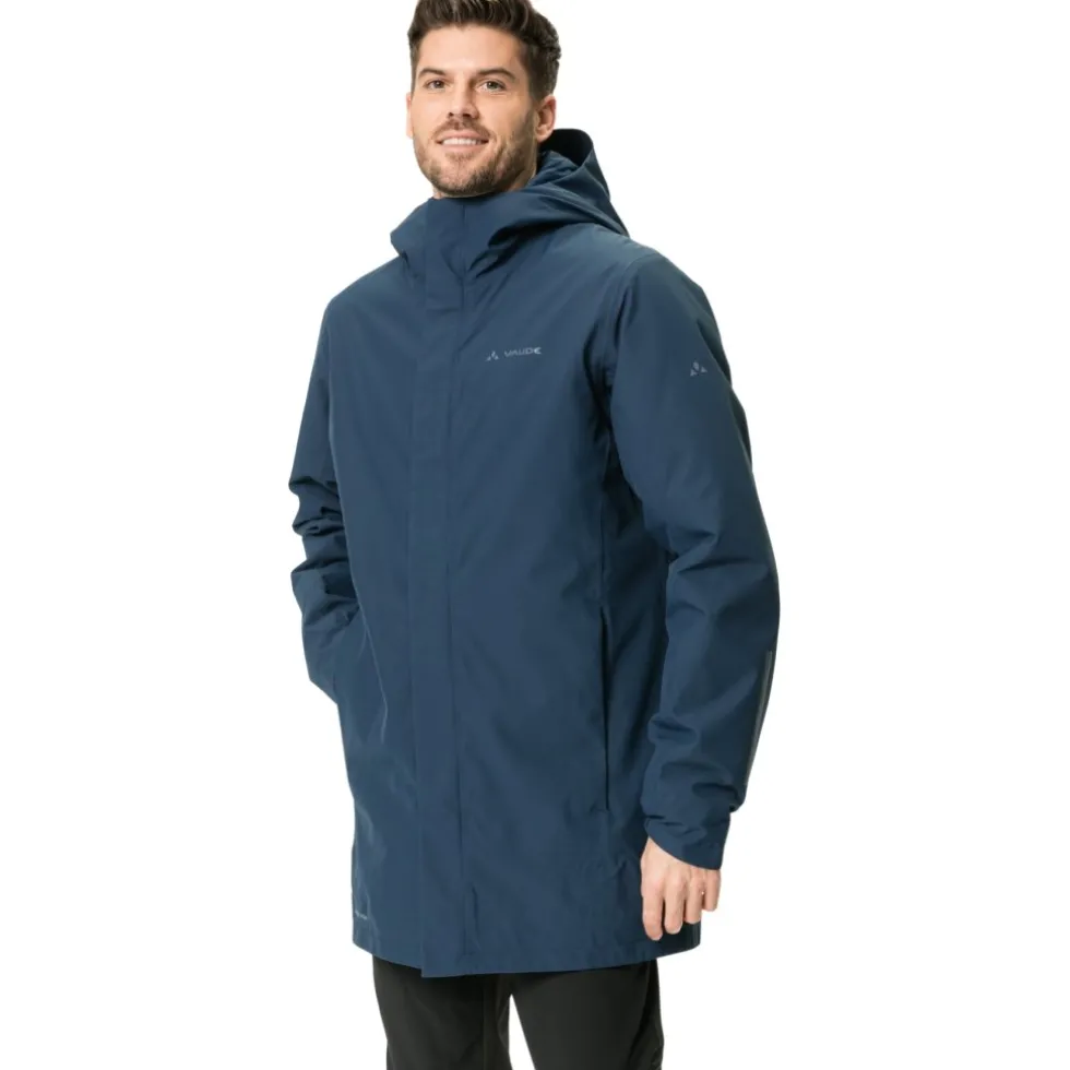 Vaude Cyclist Parka Gewatteerd Heren - dark sea uni
