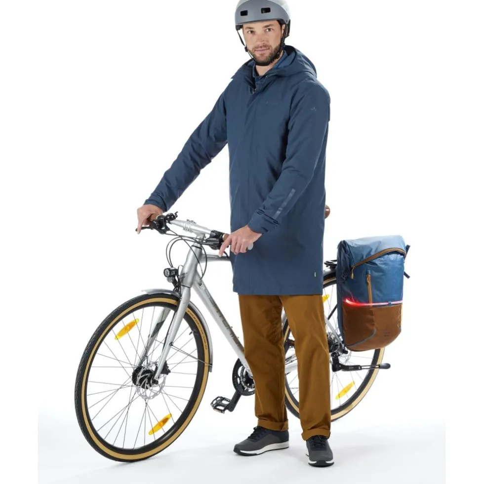 Vaude Cyclist Parka Gewatteerd Heren - dark sea uni