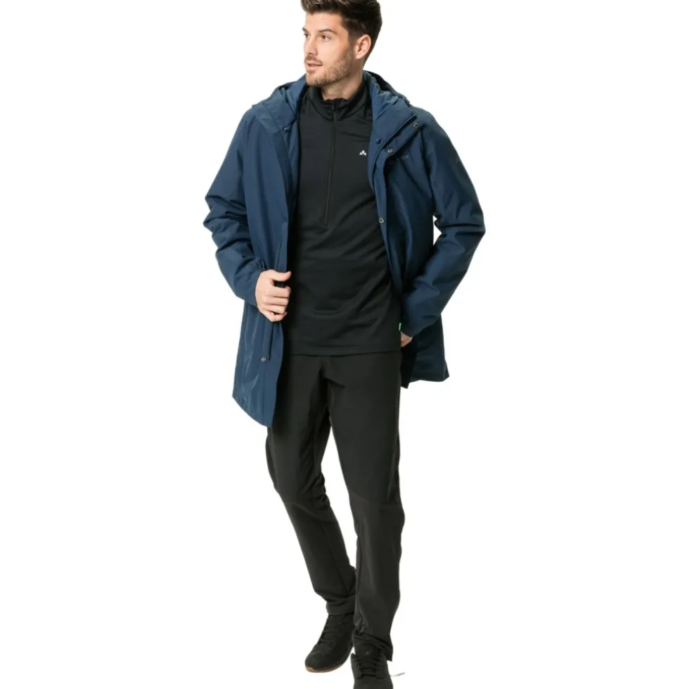Vaude Cyclist Parka Gewatteerd Heren - dark sea uni