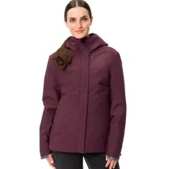 Vaude Cyclist Warm Regenjas Dames - cassis
