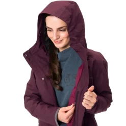 Vaude Cyclist Warm Regenjas Dames - cassis