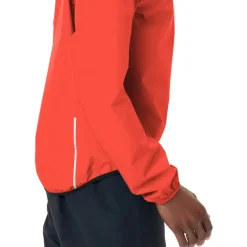 Regenjassen < Vaude Drop III Regenjas Heren - gowing red uni
