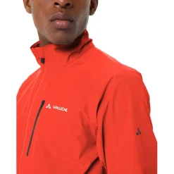Regenjassen < Vaude Drop III Regenjas Heren - gowing red uni