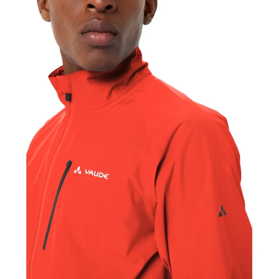 Regenjassen < Vaude Drop III Regenjas Heren - gowing red uni