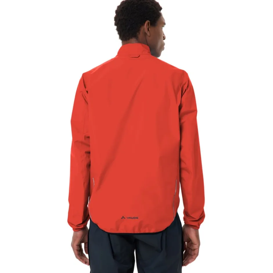Regenjassen < Vaude Drop III Regenjas Heren - gowing red uni