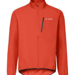 Regenjassen < Vaude Drop III Regenjas Heren - gowing red uni