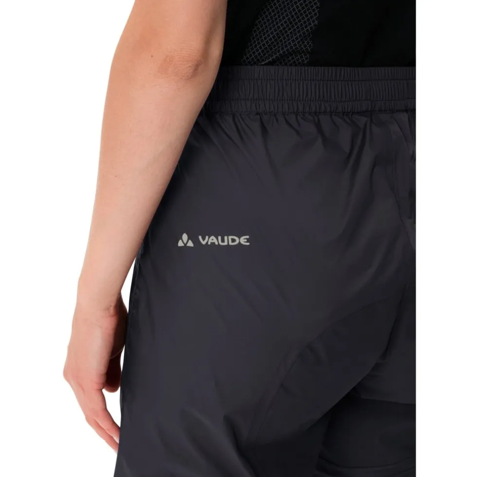 Vaude Drop II Regenbroek Dames - Lang - zwart/zwart